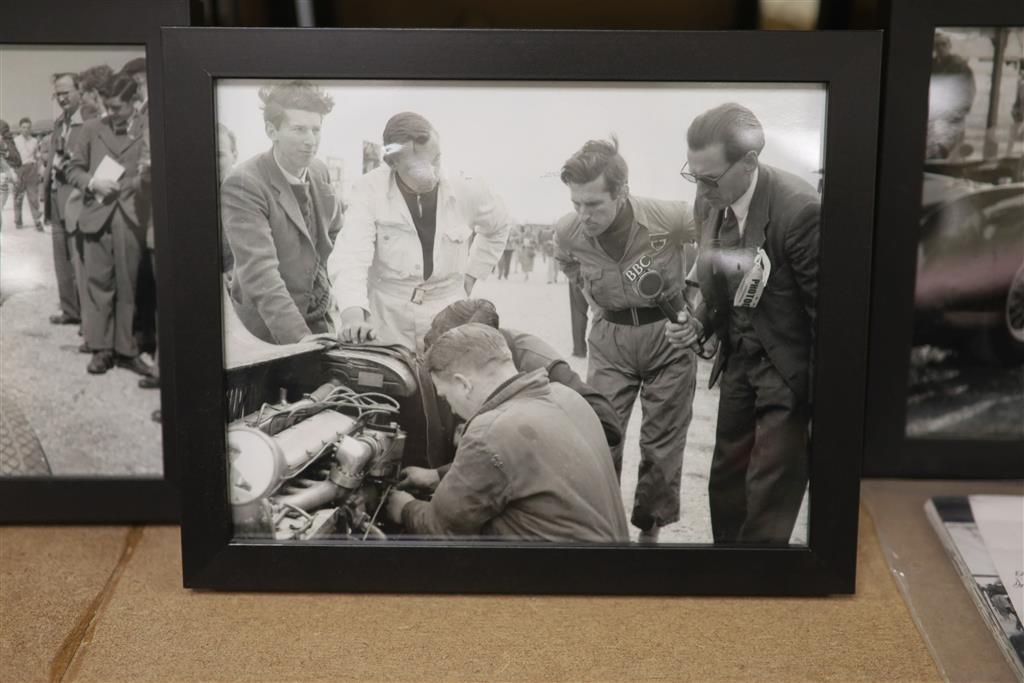 Twenty three photographs and negatives taken at a Goodwood meeting in 1955. Unpublished and no copyright, including Graham Hill